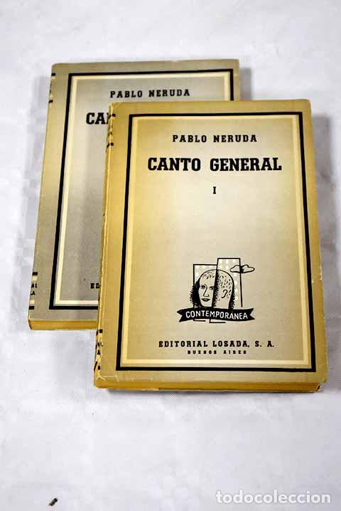 Libros: Canto general: Neruda, Pablo.- Neruda, Pablo - Foto 1