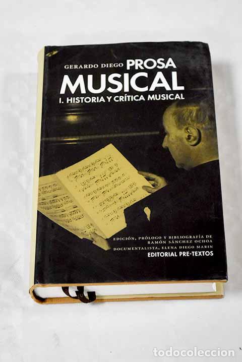 Libros: Prosa musical, tomo I.- Diego, Gerardo - Foto 1