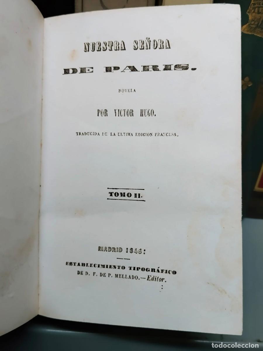 Libros: Nuestra Se&ntilde;ora de Par&iacute;s. Tomos I y II - HUGO, Victor - Foto 6