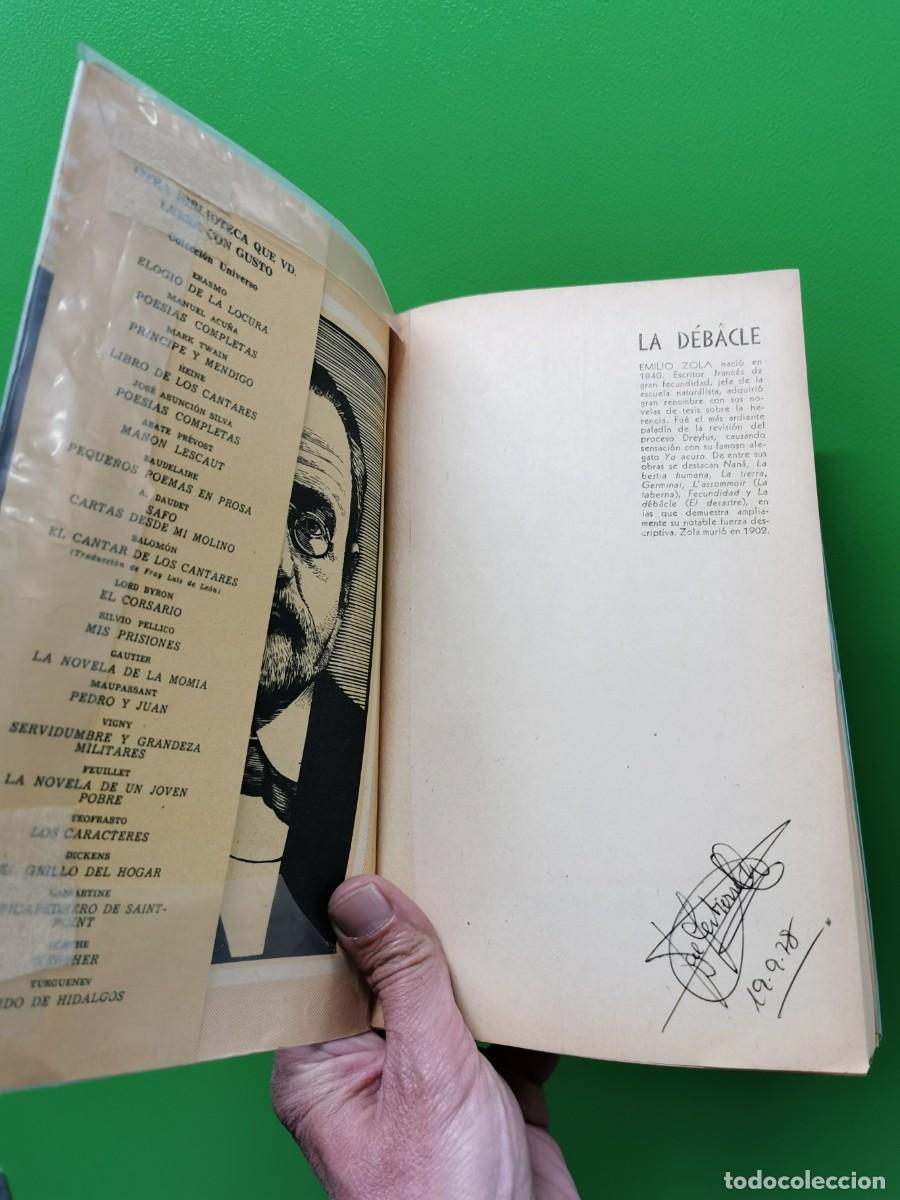 Libros: LA DEBACLE -EMILIO ZOLA -BIBLIOTECA SOPENA - Foto 4