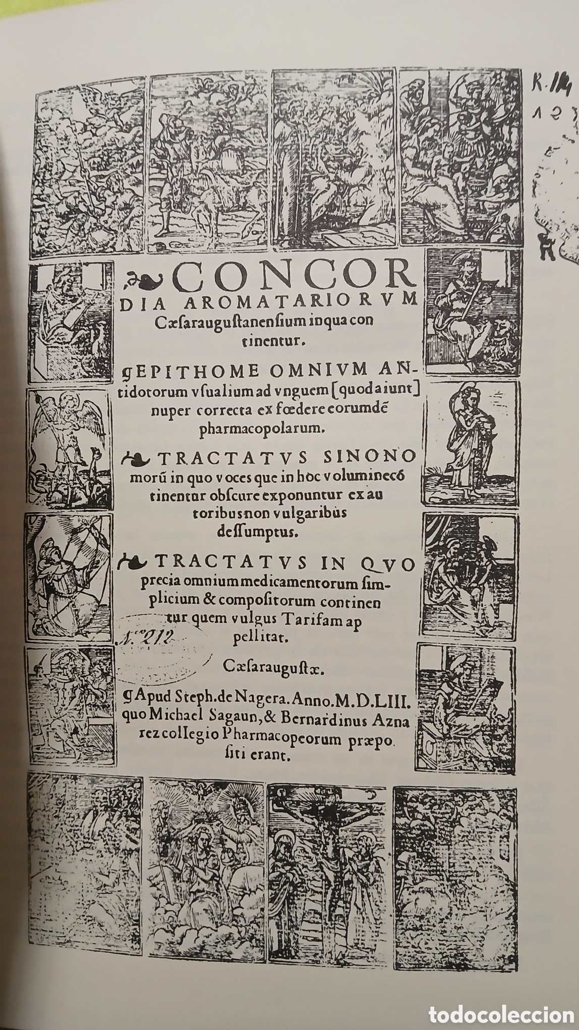 Libros: Concordia Aromatariorum Civitatis Cesarauguste 1546, facsimil - Foto 4