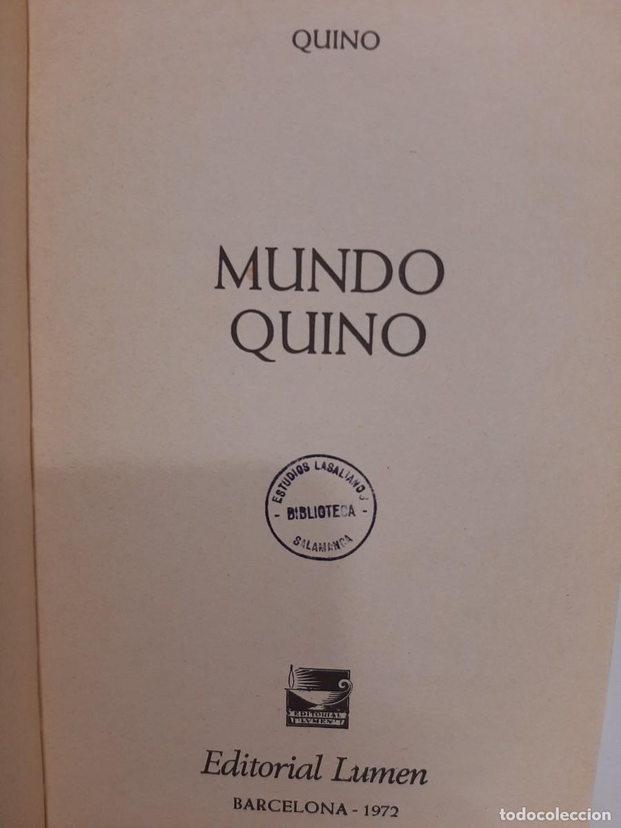 Libros: Quino. Mundo Quino. 3 ed. - Foto 2