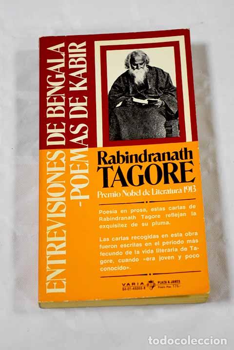 Libros: Entrevisiones de Bengala.- Tagore, Rabindranath - Foto 1