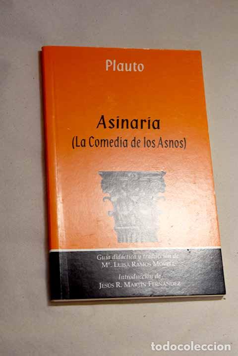 Libros: Asinaria: Plauto: Signatura Ediciones..- Plauto - Foto 1