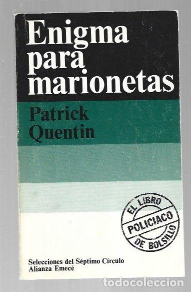 Libros: ENIGMA PARA MARIONETAS - QUENTIN, PATRICK - Foto 1