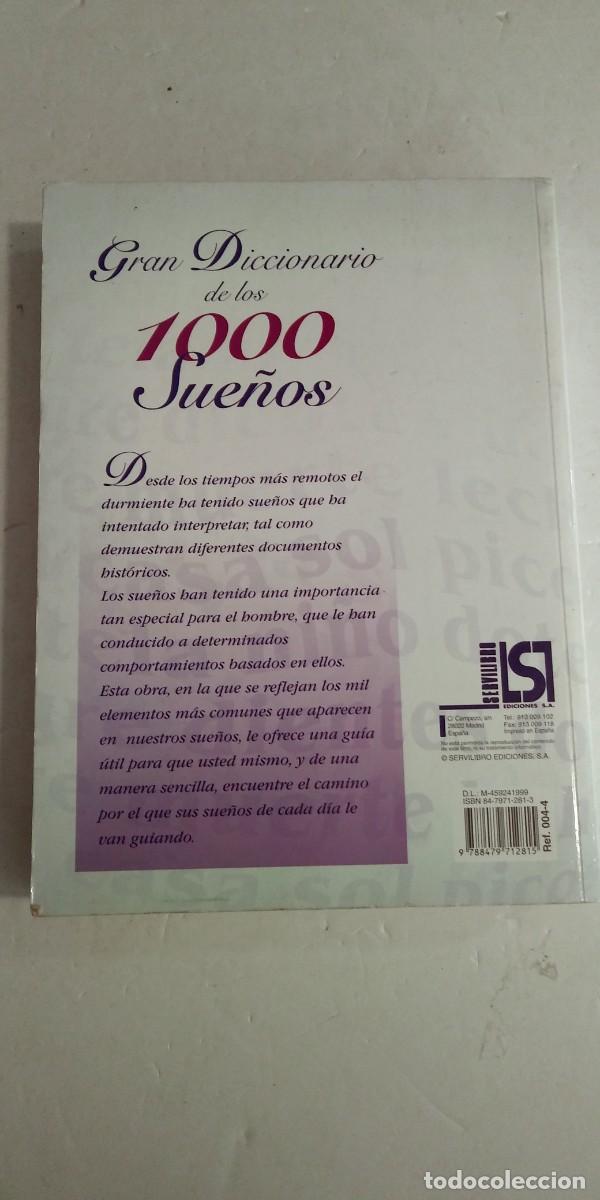 Libros: Gran diccionario de los 1000 sue&ntilde;os - Foto 2