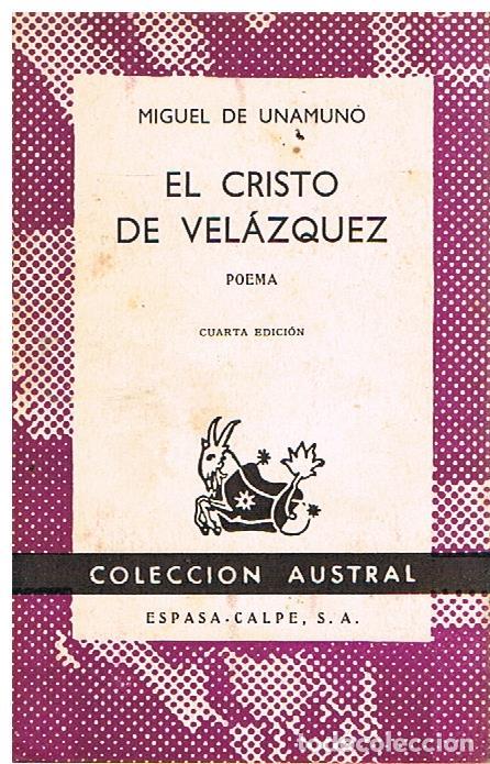 Libros: El Cristo De Velazquez - Miguel De Unamuno - Foto 1