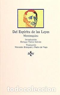 Libros: DEL ESPIRITU DE LAS LEYES - Montesquieu - Foto 1
