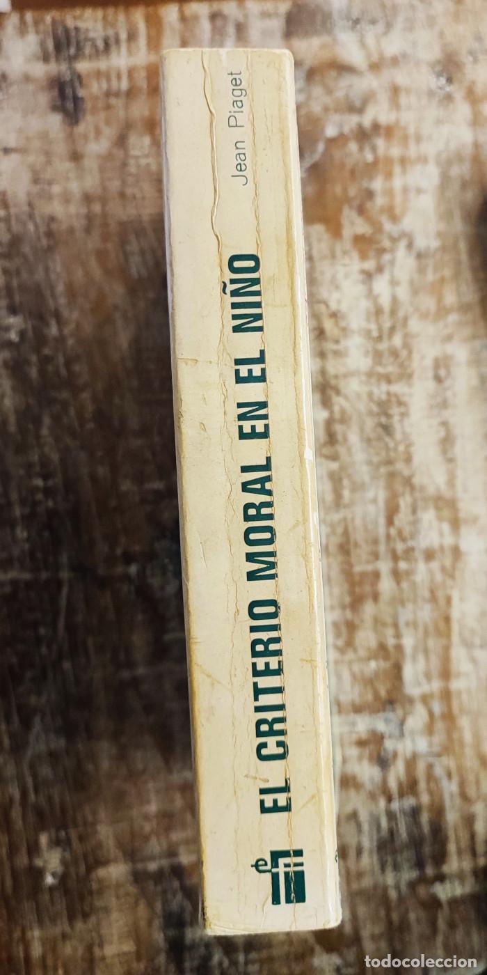 Libros: EL CRITERIO MORAL EN EL NI&Ntilde;O - Jean Piaget - Foto 3
