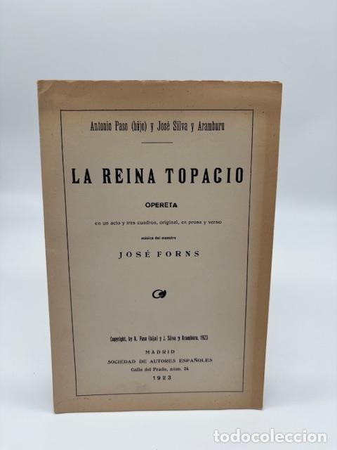 Libros: FORNS, Jos&eacute;. - La reina topacio. - Foto 1