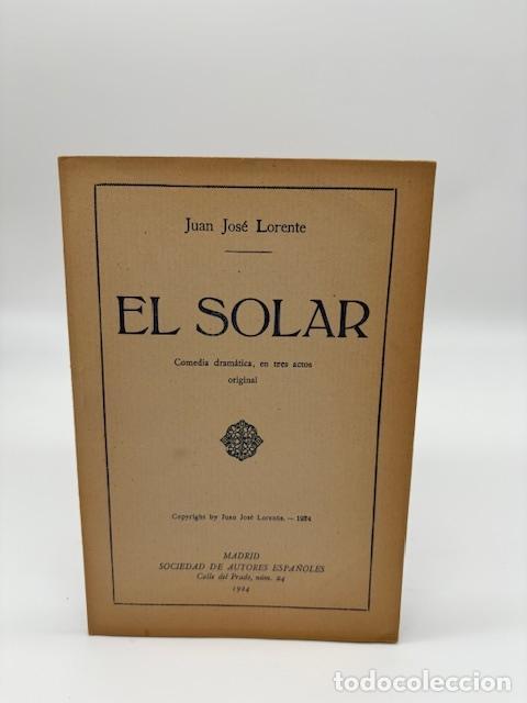 Libros: LORENTE, Juan Jos&eacute;. - El solar. - Foto 1