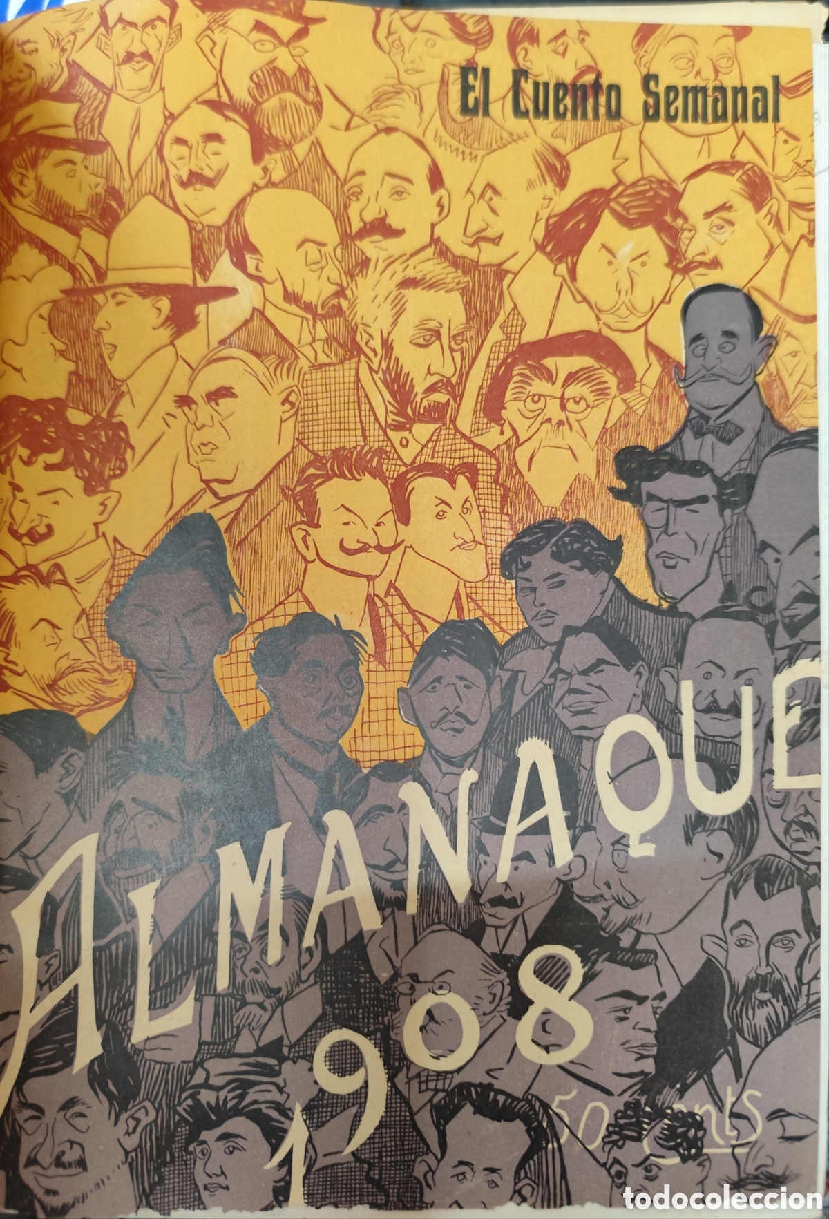 Libros: EL CUENTO SEMANAL. A&ntilde;o 1908. Del n&ordm; 53 al n&ordm; 104. A&ntilde;o Completo - Foto 3