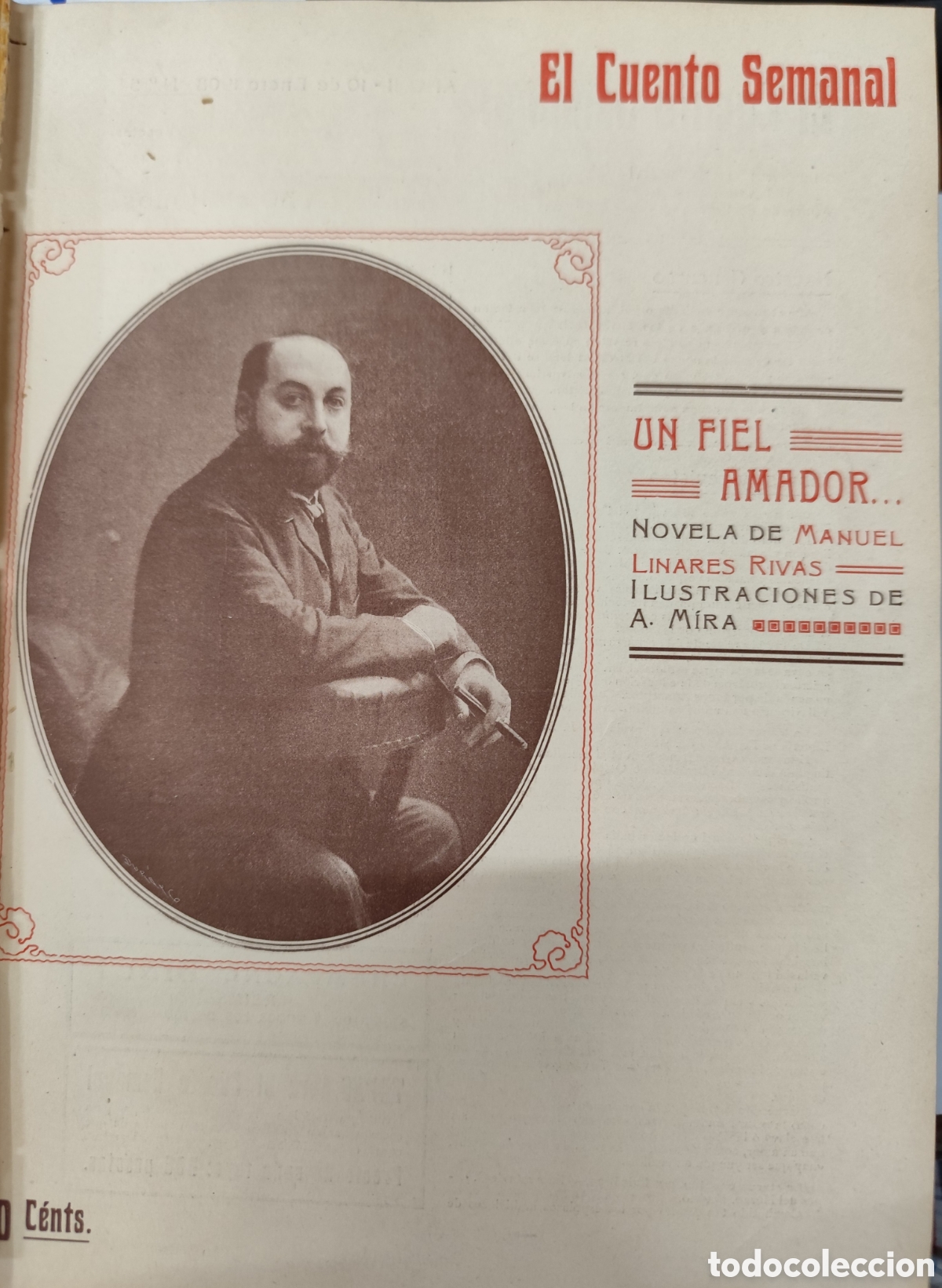 Libros: EL CUENTO SEMANAL. A&ntilde;o 1908. Del n&ordm; 53 al n&ordm; 104. A&ntilde;o Completo - Foto 4
