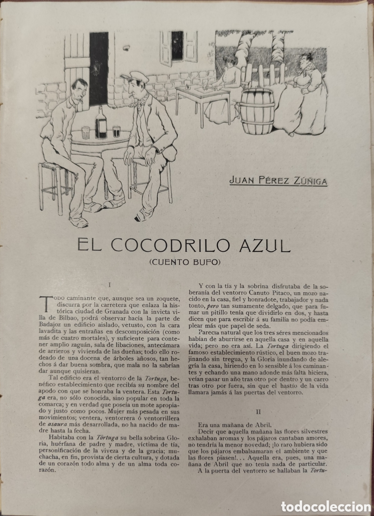 Libros: EL CUENTO SEMANAL. A&ntilde;o 1908. Del n&ordm; 53 al n&ordm; 104. A&ntilde;o Completo - Foto 9