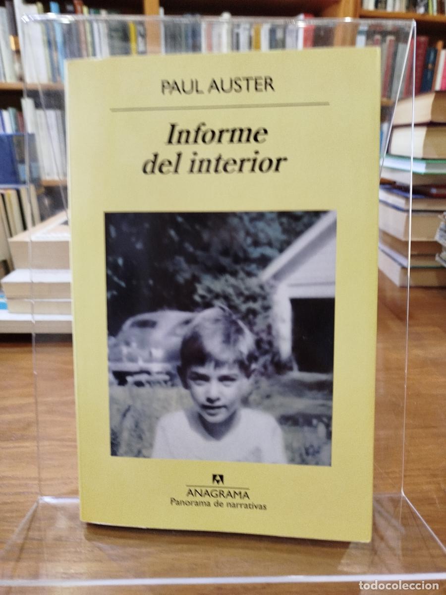 Libros: Informe del interior - Auster, Paul (1947-) - Foto 1