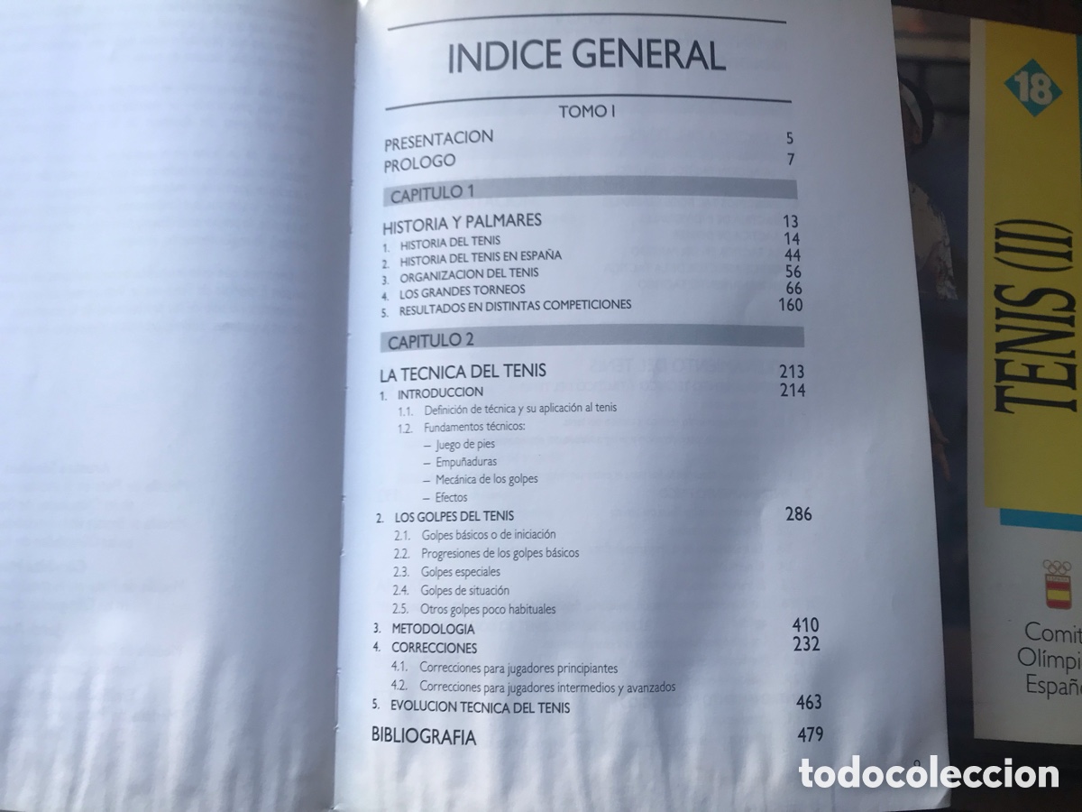 Libros: Tenis I y II. Comit&eacute; Ol&iacute;mpico Espa&ntilde;ol. N&ordm; 17 y 18. - Foto 4