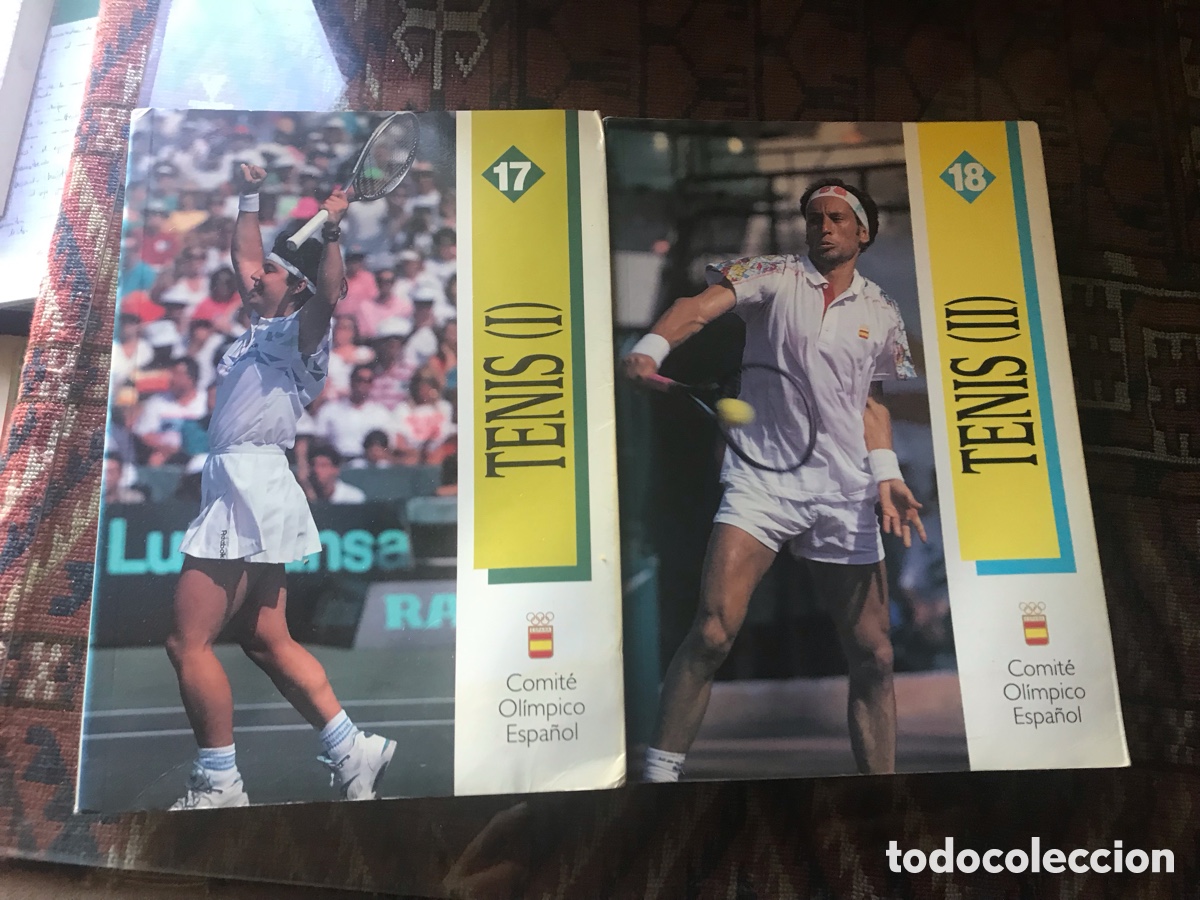 Libros: Tenis I y II. Comit&eacute; Ol&iacute;mpico Espa&ntilde;ol. N&ordm; 17 y 18. - Foto 1