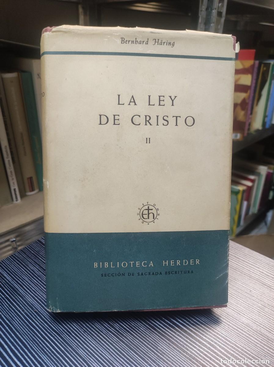Libros: LA LEY DE CRISTO II. BERNHARD HARING. HERDER - Foto 1