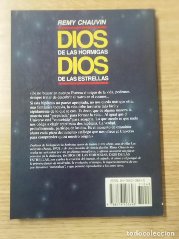 Libros: Dios de las Hormigas Dios de las Estrellas Remy Chauvin - Foto 2