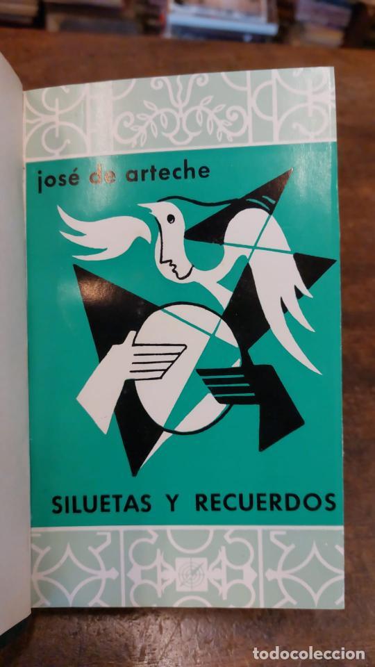 Libros: SILUETAS Y RECUERDOS. - ARTECHE, Jos&eacute;. - Foto 2