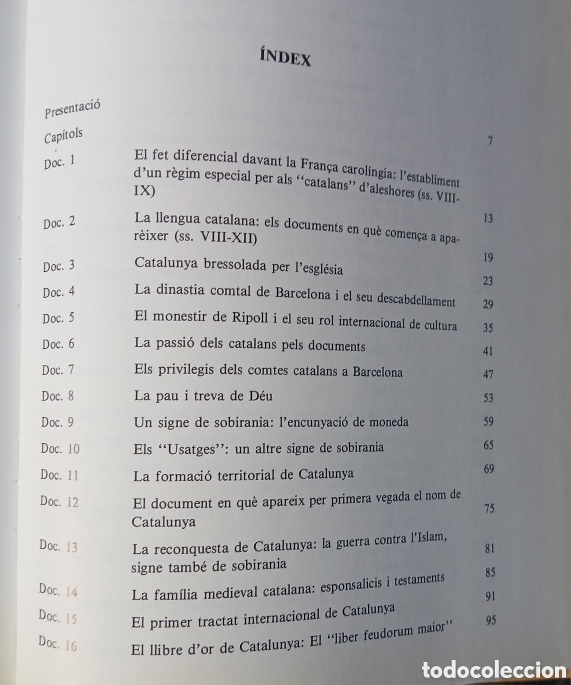 Libros: Documents cabdals de la hist&ograve;ria de catalunya - Foto 7