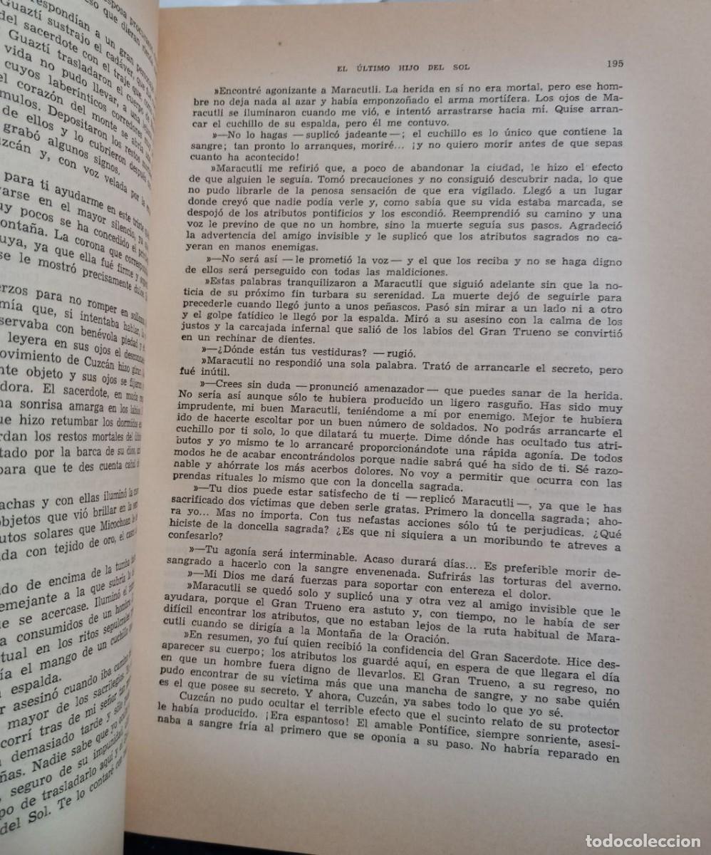 Libros: El &uacute;ltimo hijo del sol. - BASSAS, Liberta: - Foto 5