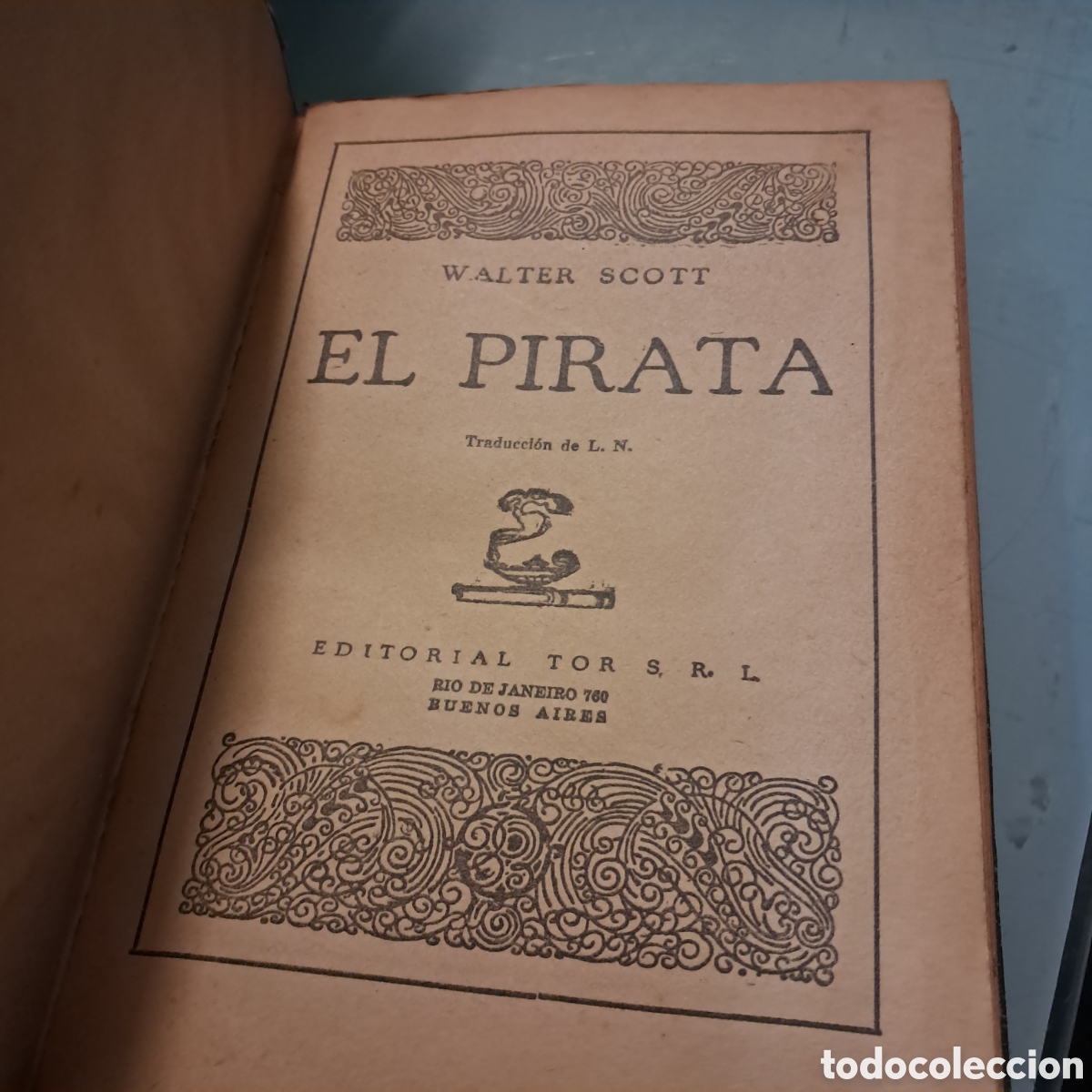 Libros: Walter Scott, El pirata,Editorial Tor - Foto 2
