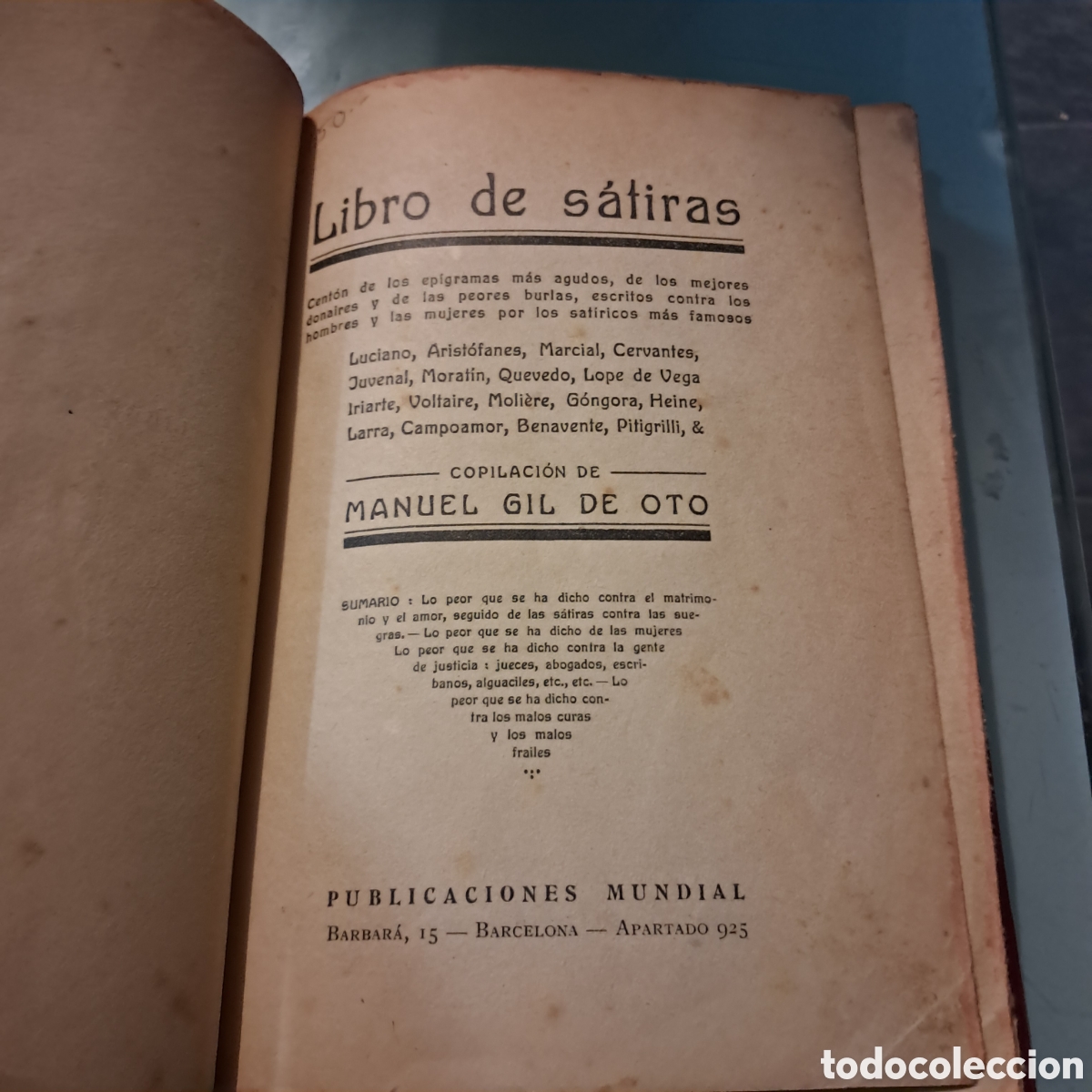 Libros: Libro de Satiras Manuel Gil de Oto - Foto 3