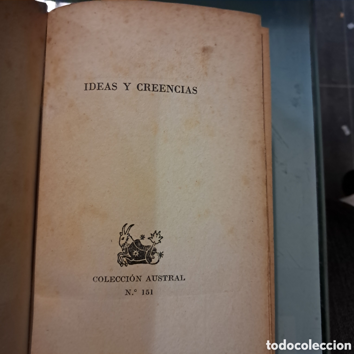 Libros: Jose Ortega y Gasset, Ideas y creencias, Espasa Calpe - Foto 2