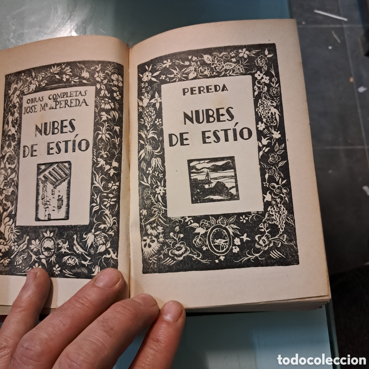 Libros: Obras completas Jos&eacute; Maria de Pereda, Nubes de est&iacute;o, - Foto 2