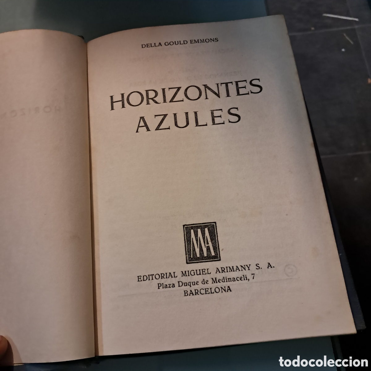 Libros: Horizontes azules Della Gould Emmons,Arimany - Foto 3