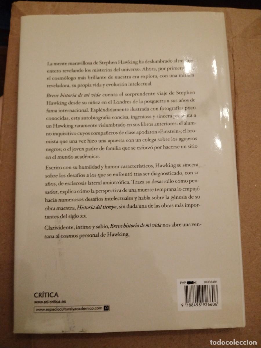 Libros: Breve historia de mi vida -Stephen Hawking - Foto 3