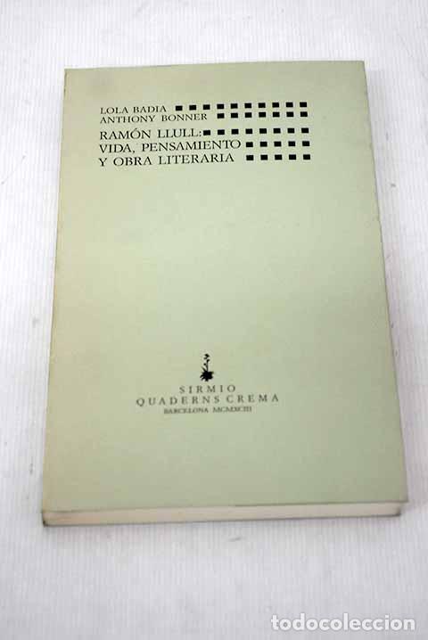 Libros: Ramon Llull: Badia, Lola.- Badia, Lola - Foto 1