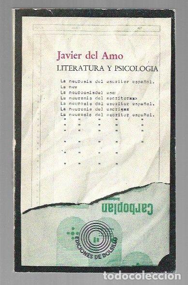 Libros: LITERATURA Y PSICOLOGIA - AMO, JAVIER DEL - Foto 1