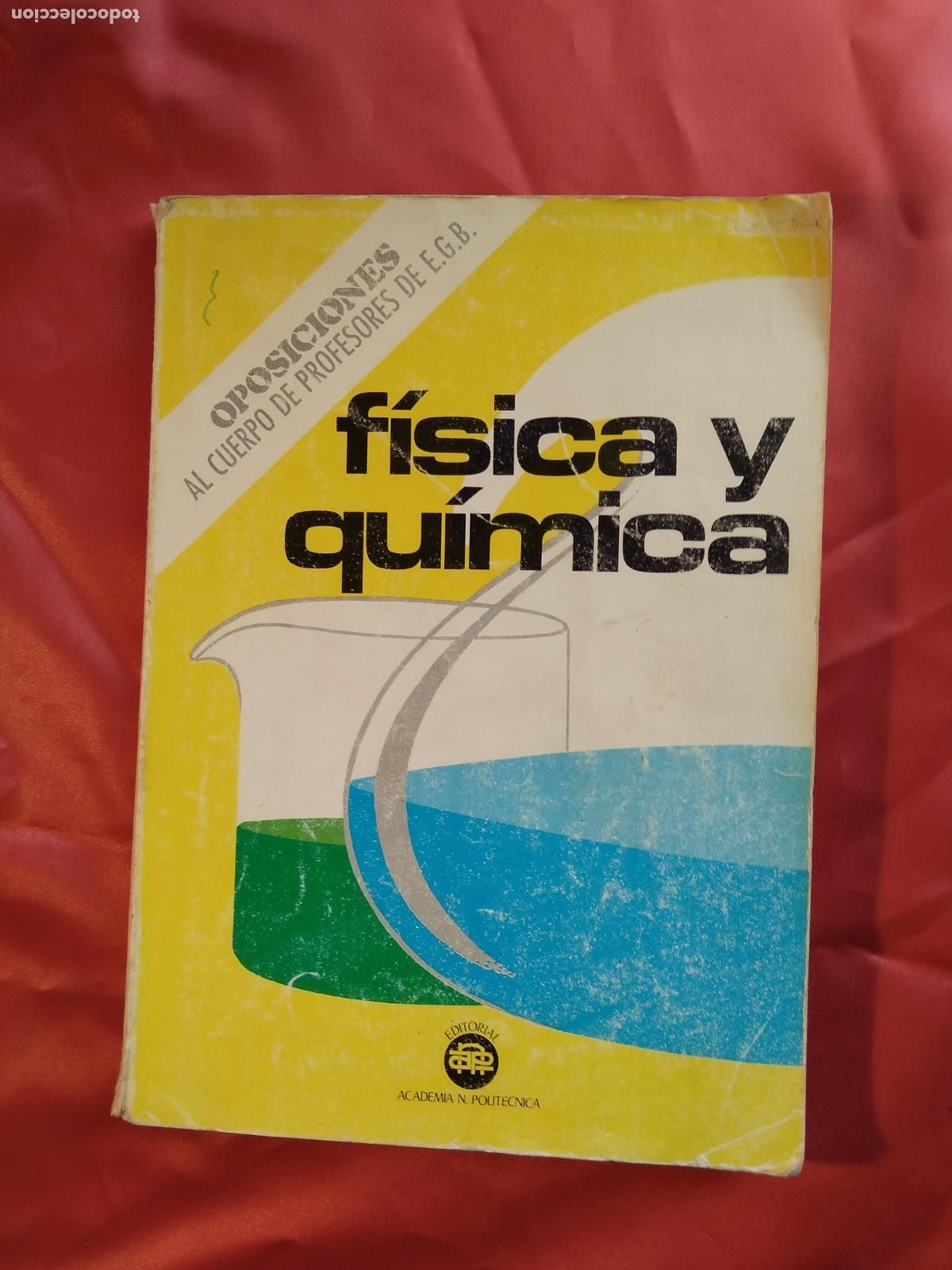 Libros: F&iacute;sica y qu&iacute;mica Oposiciones al cuerpo de profresores Art.1188