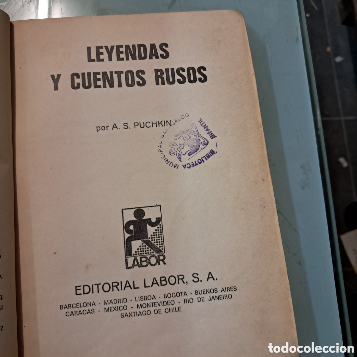 Libros: Puchkin, Leyendas y cuentos rusos Editorial Labor - Foto 2