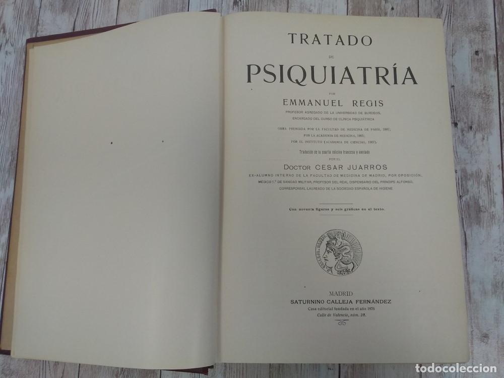 Libros: Tratado de psiquiatr&iacute;a - Emmanuel Regis - Foto 2