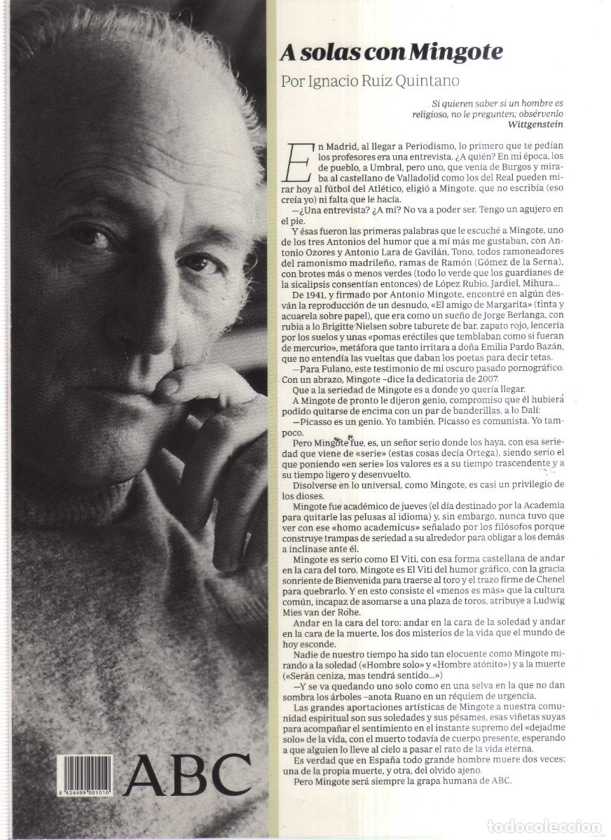 Libros: AMIGOTE ANTOLOGIA ABC A SOLAS CON MINGOTE - Foto 2