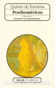 Libros: POSTHOMERICAS CA - ESMIRNA,QUINTO DE - Foto 1