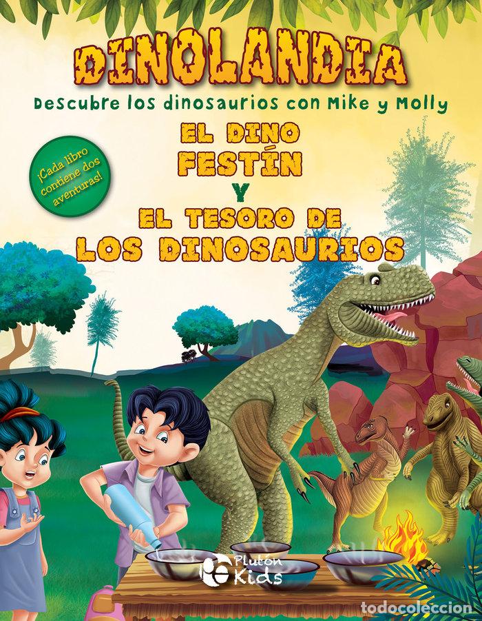 Libros: DINO FESTIN Y EL TESORO DE LOS DINOSAURIOS,EL - AA,VV - Foto 1