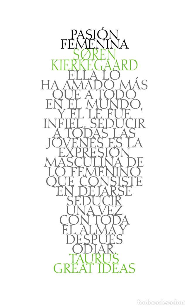 Libros: PASION FEMININA - KIERKEGAARD,SOREN - Foto 1