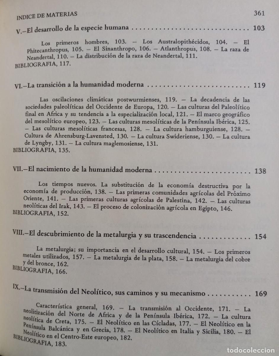 Libros: La humanidad prehist&oacute;rica. - MALUQUER DE MOTES, Juan: - Foto 7