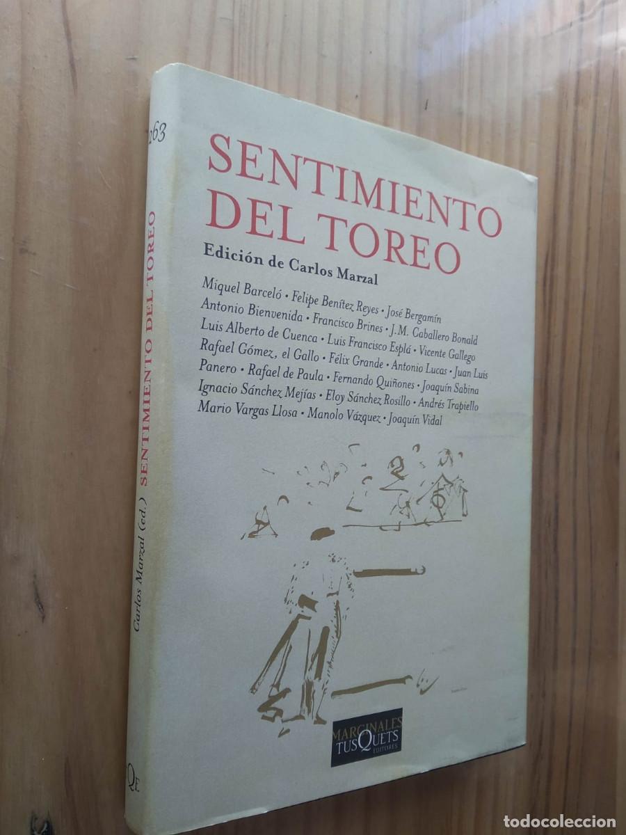 Libros: SENTIMIENTO DEL TOREO - Carlos Marzal (ED.) - Foto 2