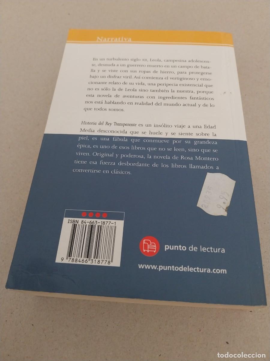Libros: Rosa Montero. Historia del Rey Transparente - Foto 3