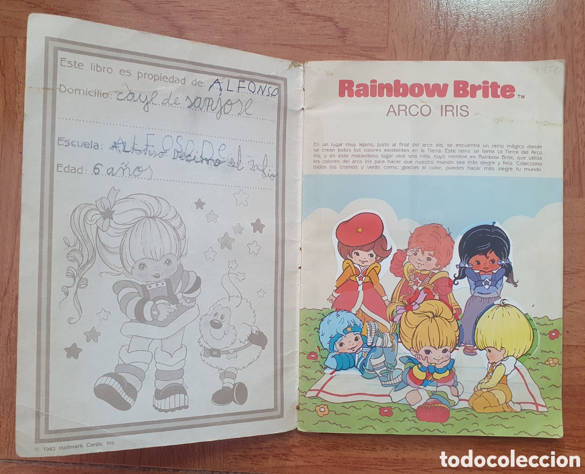 Libros: Rainbow Brite � Arco Iris � &Aacute;lbum de Cromos � Completo � Panini - VV. AA. - Foto 3