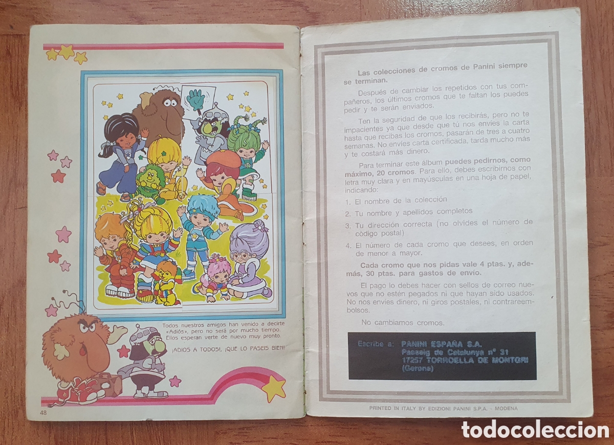 Libros: Rainbow Brite � Arco Iris � &Aacute;lbum de Cromos � Completo � Panini - VV. AA. - Foto 4
