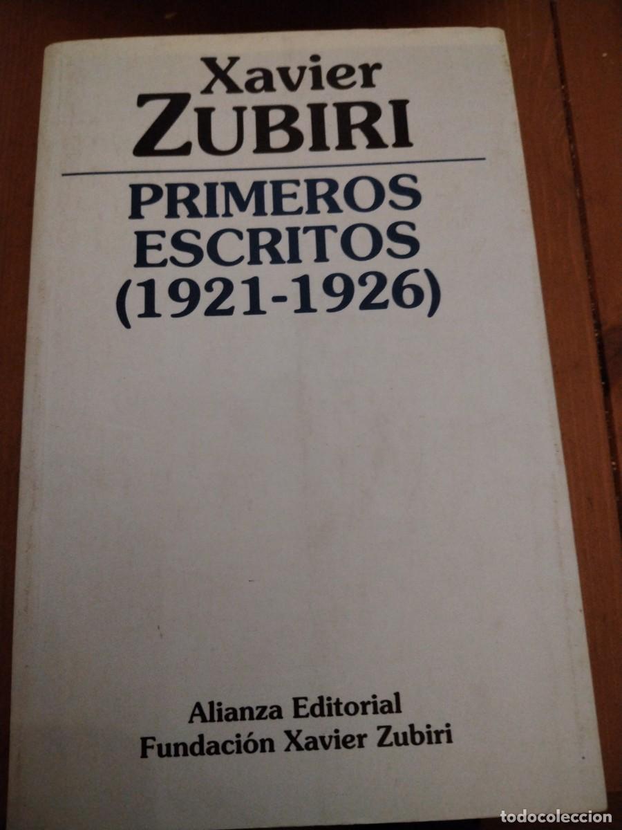 Libros: Xavier Zubiri -primeros escritos (1921-1926) - Foto 1