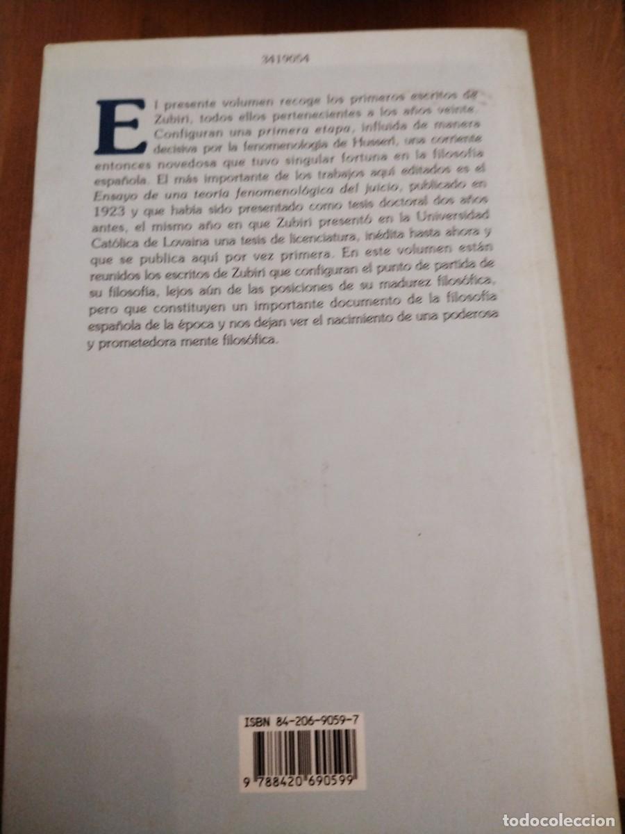Libros: Xavier Zubiri -primeros escritos (1921-1926) - Foto 3