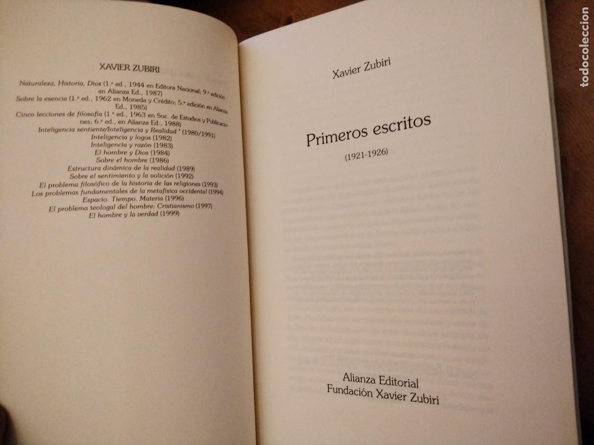 Libros: Xavier Zubiri -primeros escritos (1921-1926) - Foto 4