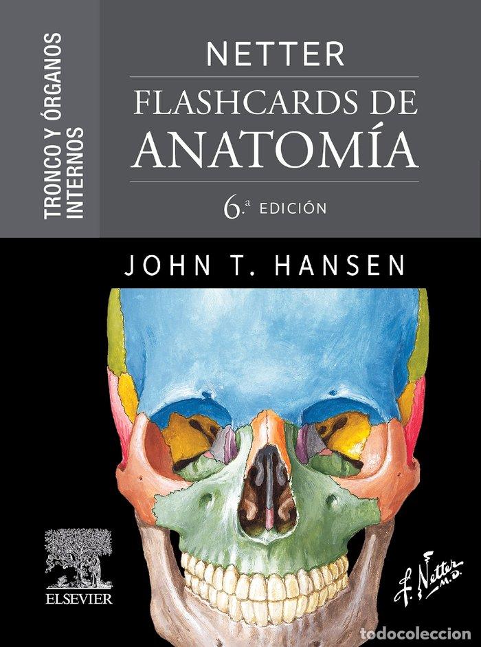 Libros: NETTER FLASHCARDS DE ANATOMIA TRONCO Y ORGANOS INTERNOS 6&ordf; E - HANSEN - Foto 1